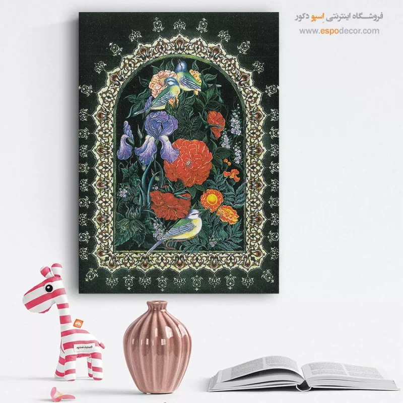 تابلو گل و مرغ - Image 3