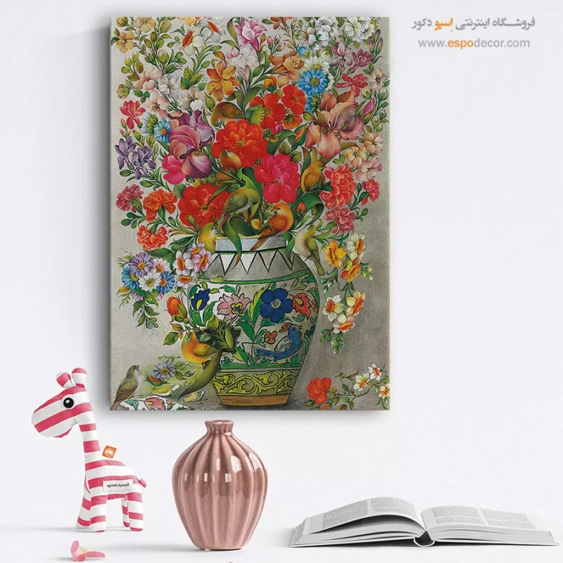 تابلو گل و مرغ - Image 3
