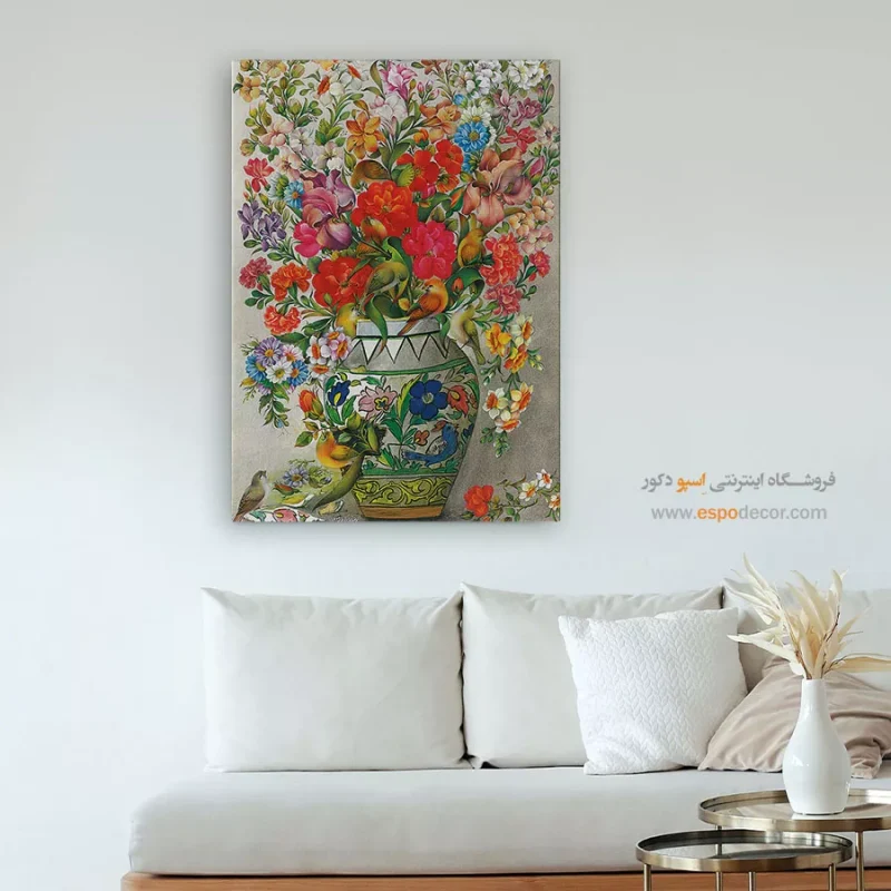 تابلو گل و مرغ - Image 4