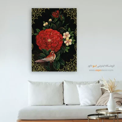 تابلو گل و مرغ - اسپو دکور