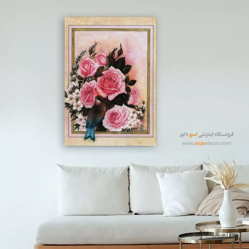 تابلو گل و مرغ - Image 4