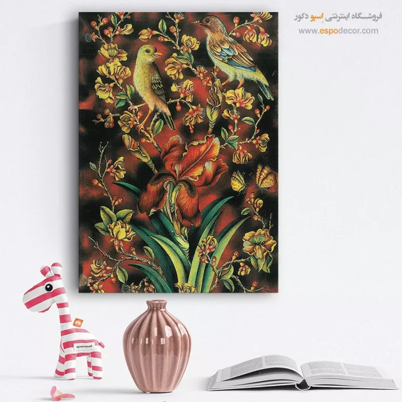 تابلو گل و مرغ - Image 3
