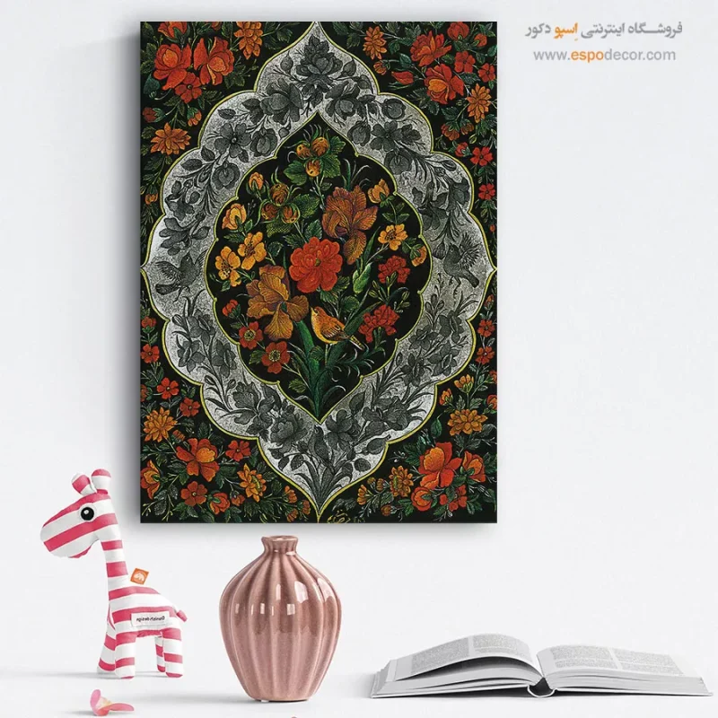 تابلو گل و مرغ - Image 3