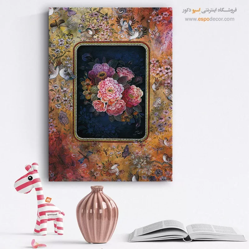 تابلو گل و مرغ - Image 3