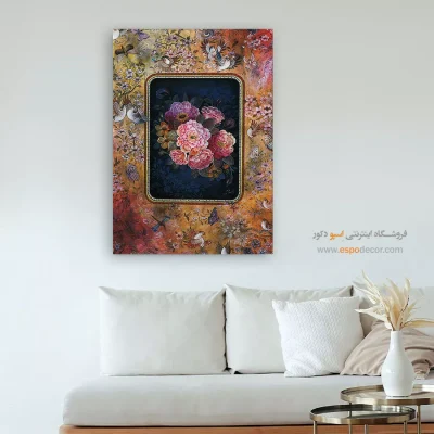 تابلو گل و مرغ - اسپو دکور