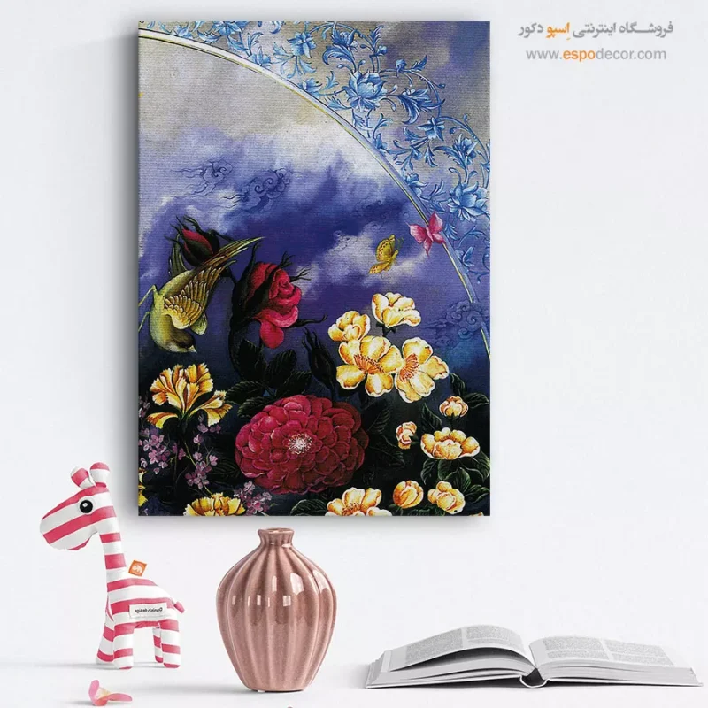 تابلو گل و مرغ - Image 3