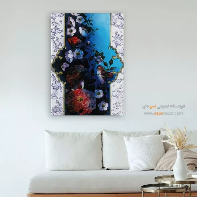 تابلو گل و مرغ - اسپو دکور