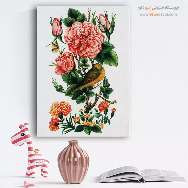 تابلو گل و مرغ - Image 3