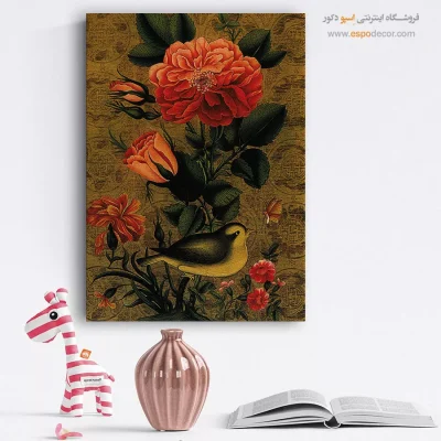 تابلو گل و مرغ - اسپو دکور