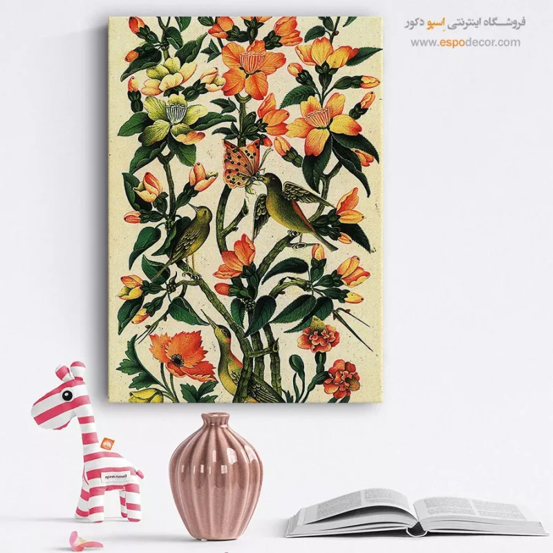 تابلو گل و مرغ - Image 3