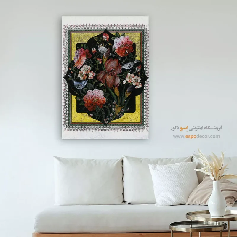 تابلو گل و مرغ - Image 4