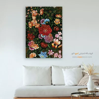 تابلو گل و مرغ - اسپو دکور