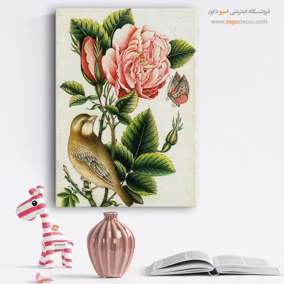 تابلو گل و مرغ - اسپو دکور