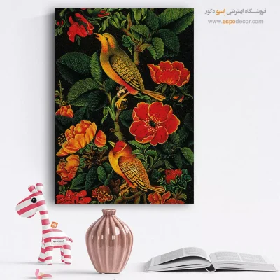 تابلو گل و مرغ - اسپو دکور