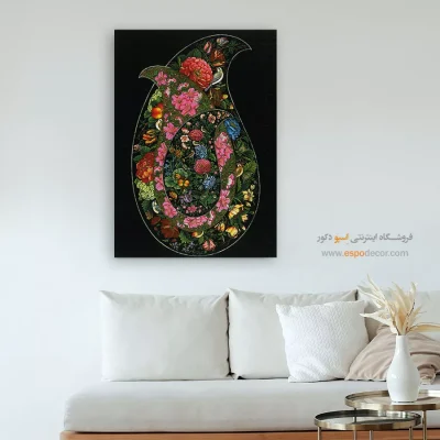 تابلو گل و مرغ - اسپو دکور