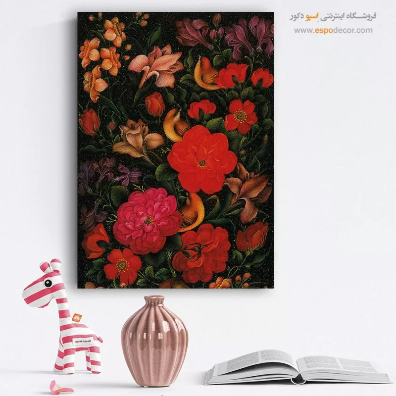 تابلو گل و مرغ - Image 3