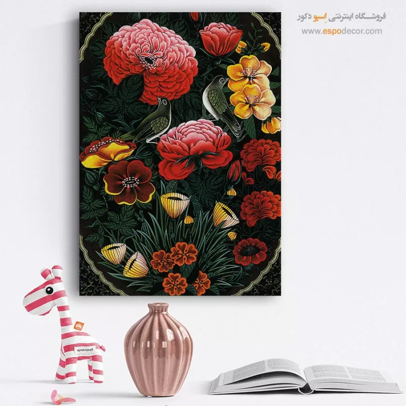تابلو گل و مرغ - Image 3
