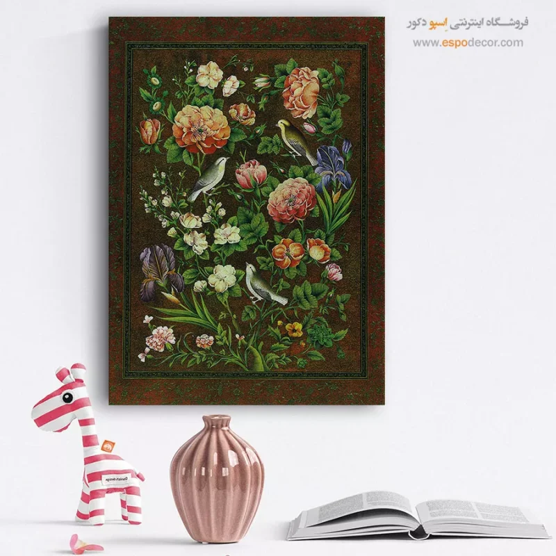تابلو گل و مرغ - Image 3