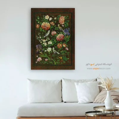 تابلو گل و مرغ - اسپو دکور