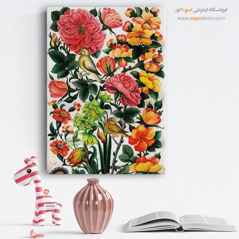 تابلو گل و مرغ - Image 3