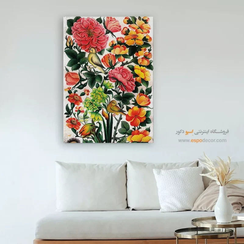 تابلو گل و مرغ - Image 4