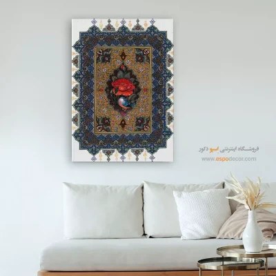 تابلو گل و مرغ - اسپو دکور