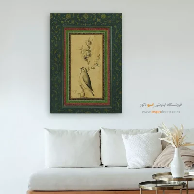 تابلو گل و مرغ - اسپو دکور