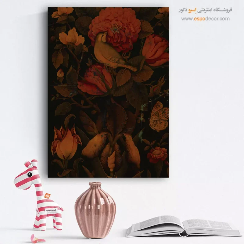 تابلو گل و مرغ - Image 3