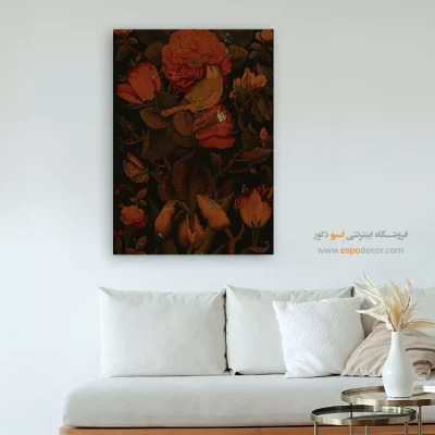 تابلو گل و مرغ - اسپو دکور