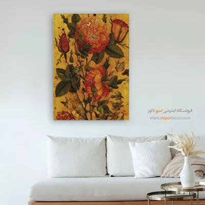 تابلو گل و مرغ - اسپو دکور