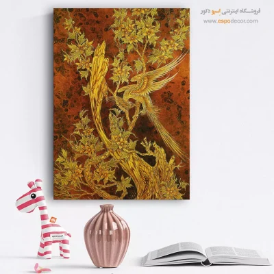 تابلو گل و مرغ - اسپو دکور