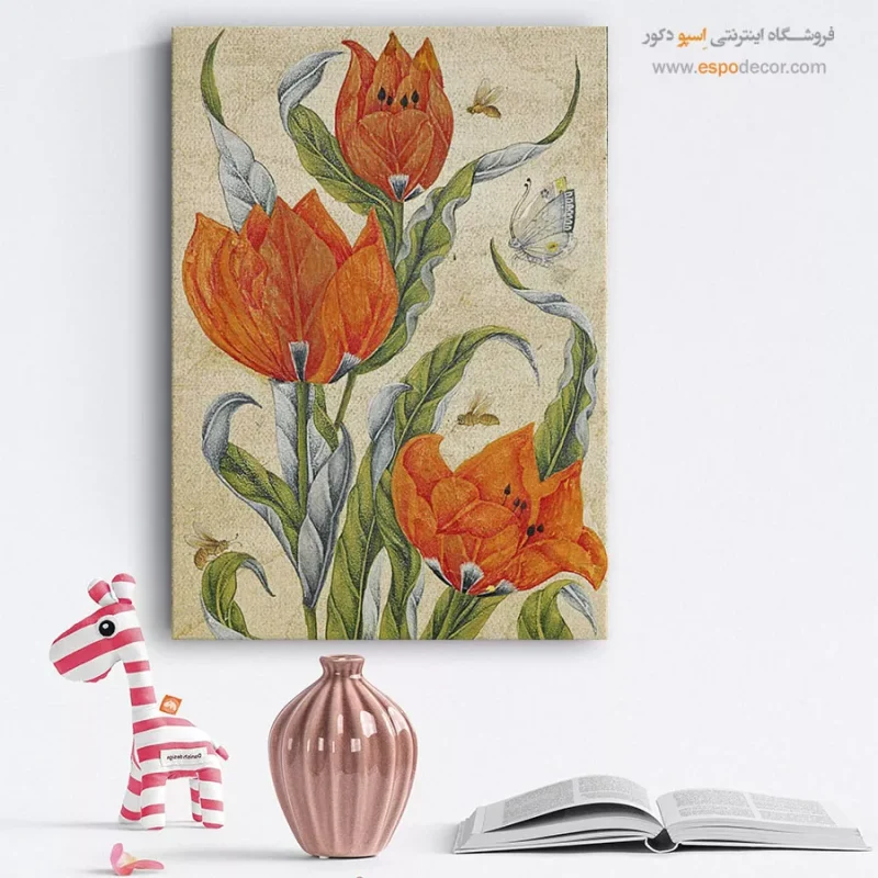 تابلو گل و مرغ - Image 3