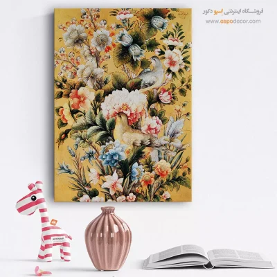 تابلو گل و مرغ - اسپو دکور