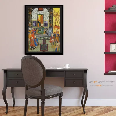 تابلو نقاشی سنتی - تابلو نقاشی های بوستان و گلستان سعدی - اسپو دکور