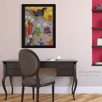 تابلو نقاشی سبک قدیمی - تابلو نقاشی های بوستان و گلستان سعدی - اسپو دکور