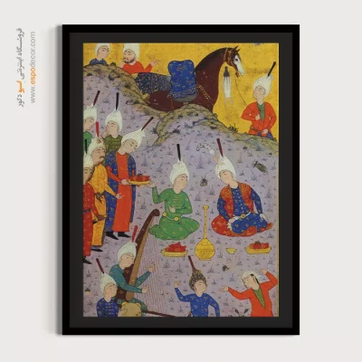 تابلو نقاشی سبک قدیمی - تابلو نقاشی های بوستان و گلستان سعدی - اسپو دکور