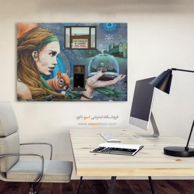 تابلو گرافیتی - اسپو دکور