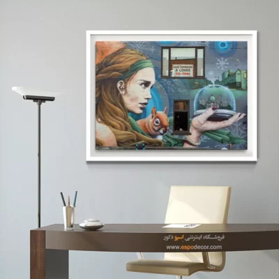 تابلو گرافیتی - اسپو دکور