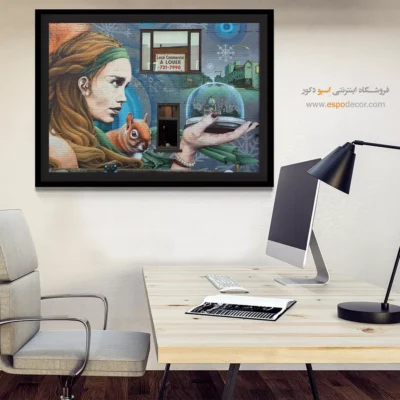 تابلو گرافیتی - اسپو دکور