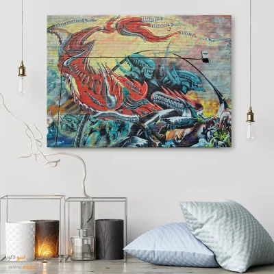 تابلو گرافیتی - اسپو دکور