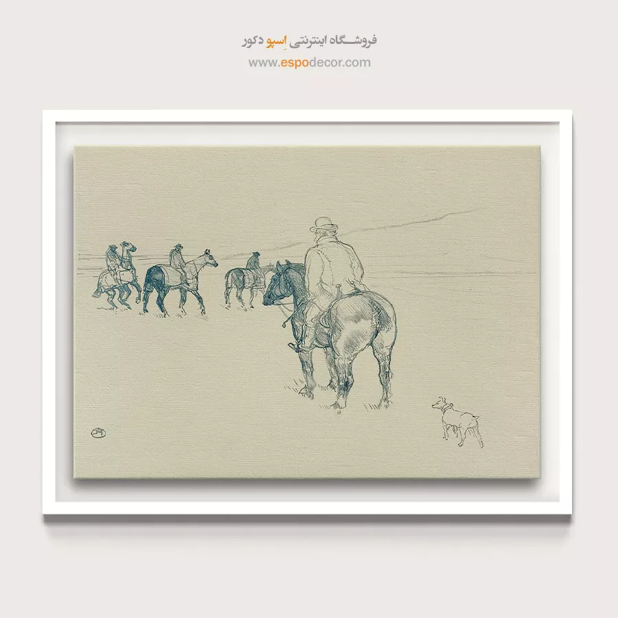 تابلو نقاشی های آنری دو تولوز - اسپو دکور