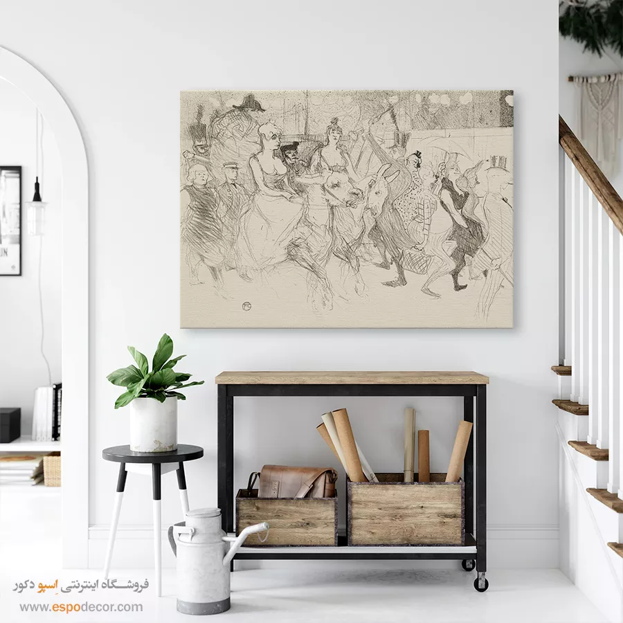 تابلو نقاشی های آنری دو تولوز - اسپو دکور