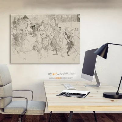 تابلو نقاشی های آنری دو تولوز - اسپو دکور