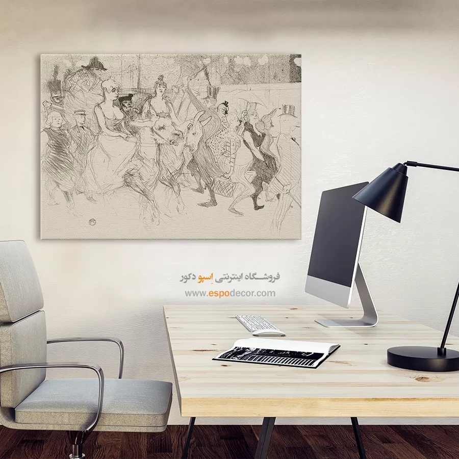 تابلو نقاشی های آنری دو تولوز - اسپو دکور