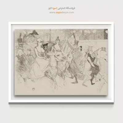 تابلو نقاشی های آنری دو تولوز - اسپو دکور