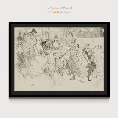 تابلو نقاشی های آنری دو تولوز - اسپو دکور