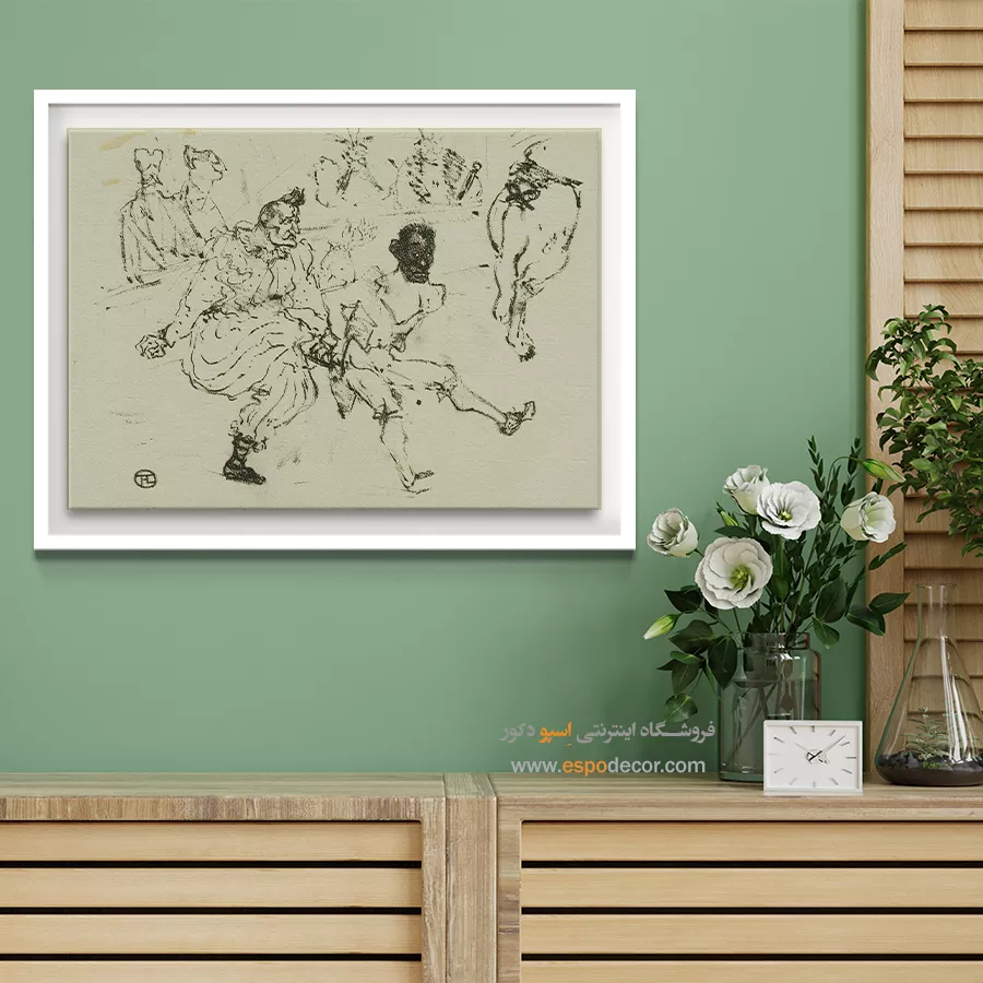 تابلو نقاشی های آنری دو تولوز - اسپو دکور