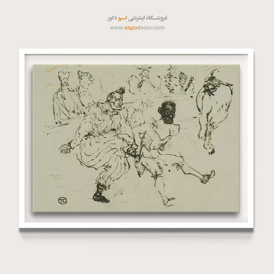 تابلو نقاشی های آنری دو تولوز - اسپو دکور