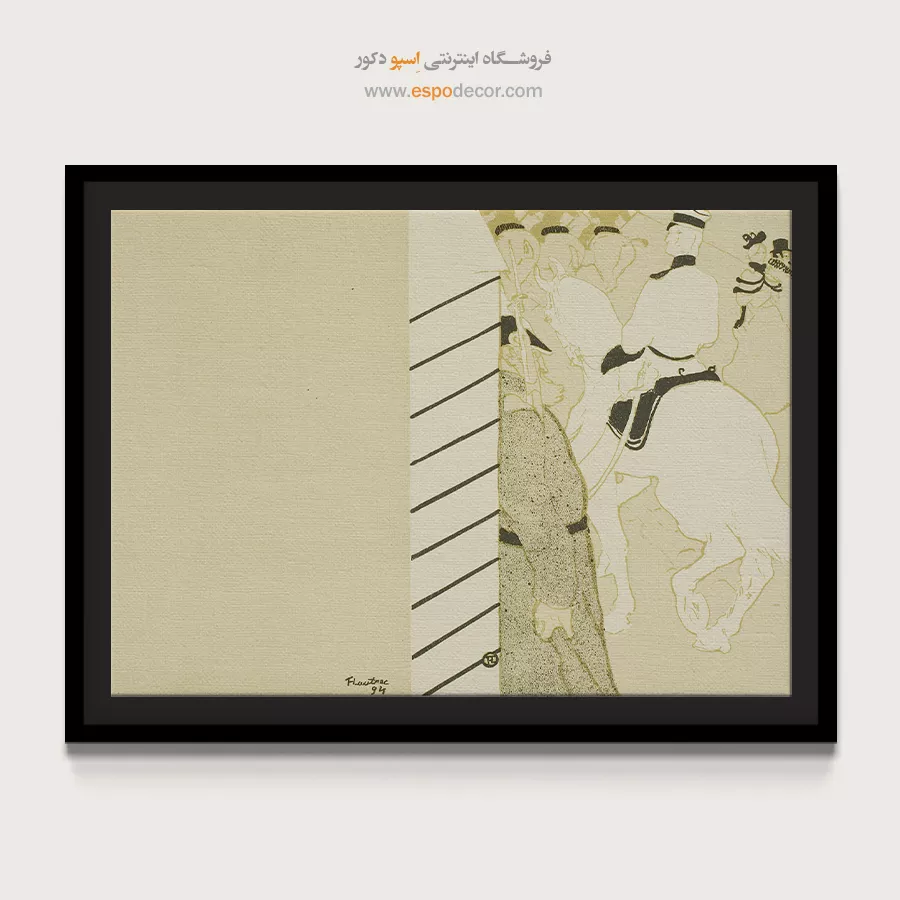 تابلو نقاشی های آنری دو تولوز - اسپو دکور