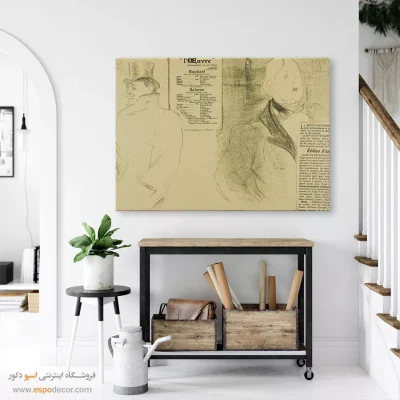 تابلو نقاشی های آنری دو تولوز - اسپو دکور